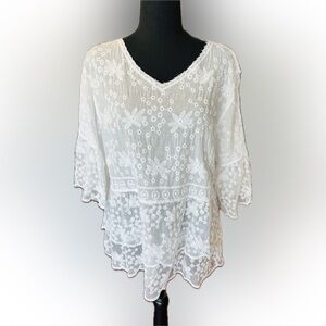 ADORA White Lace Top